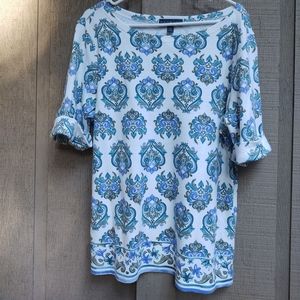 3/4 length sleeve blouse